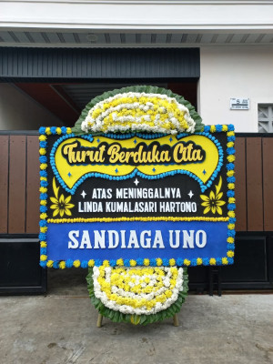 Papan Bunga Duka di Krandon